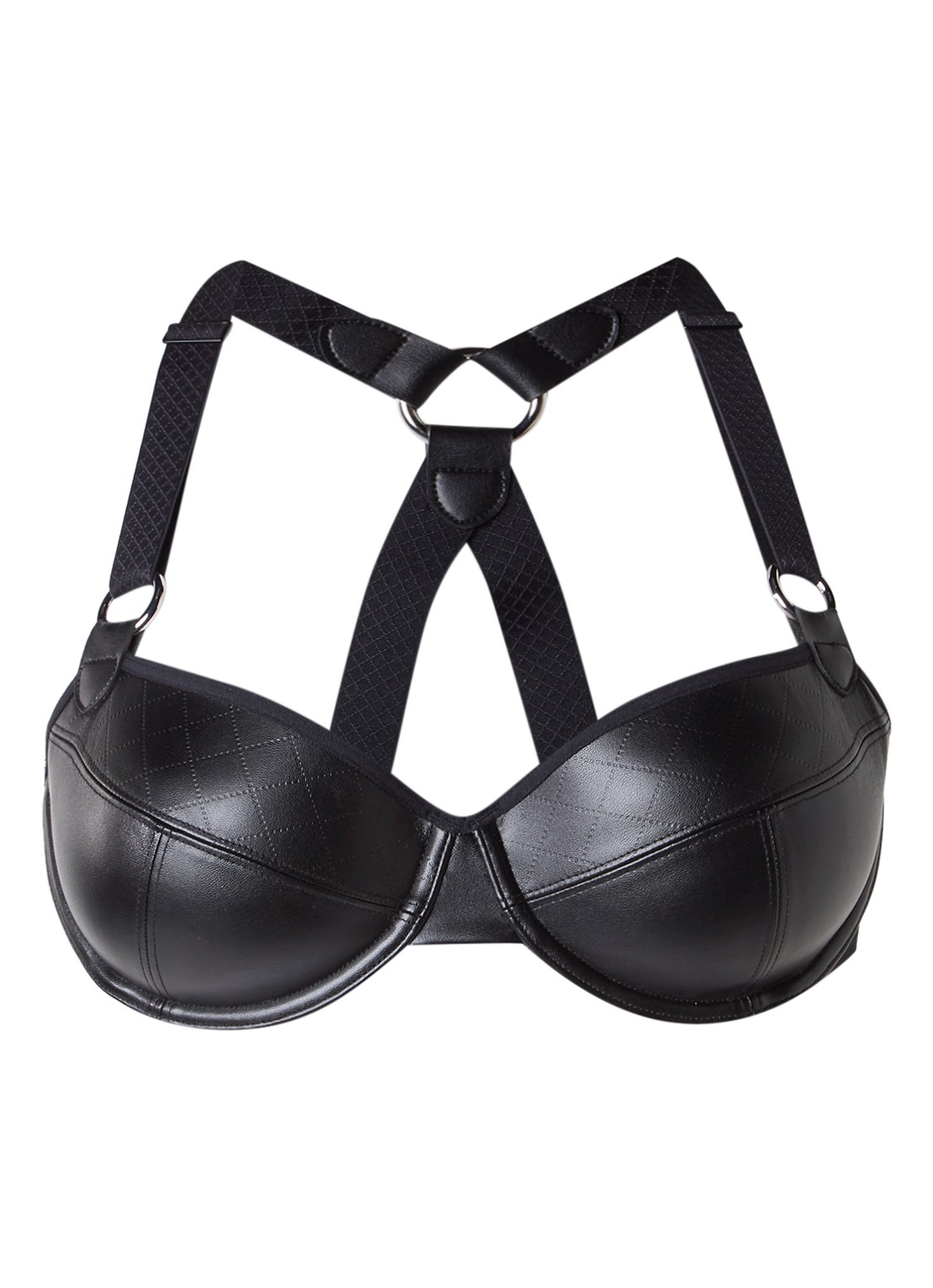 Marlies Dekkers Femme Fatale Plunge balconette bh - voorkant 3 zwart