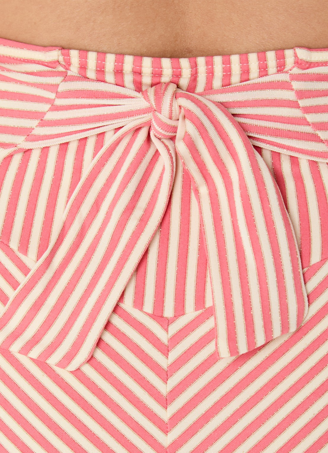 Marlies Dekkers Holi Vintage high waisted bikinislip met lurex - detail 5 koraalroze