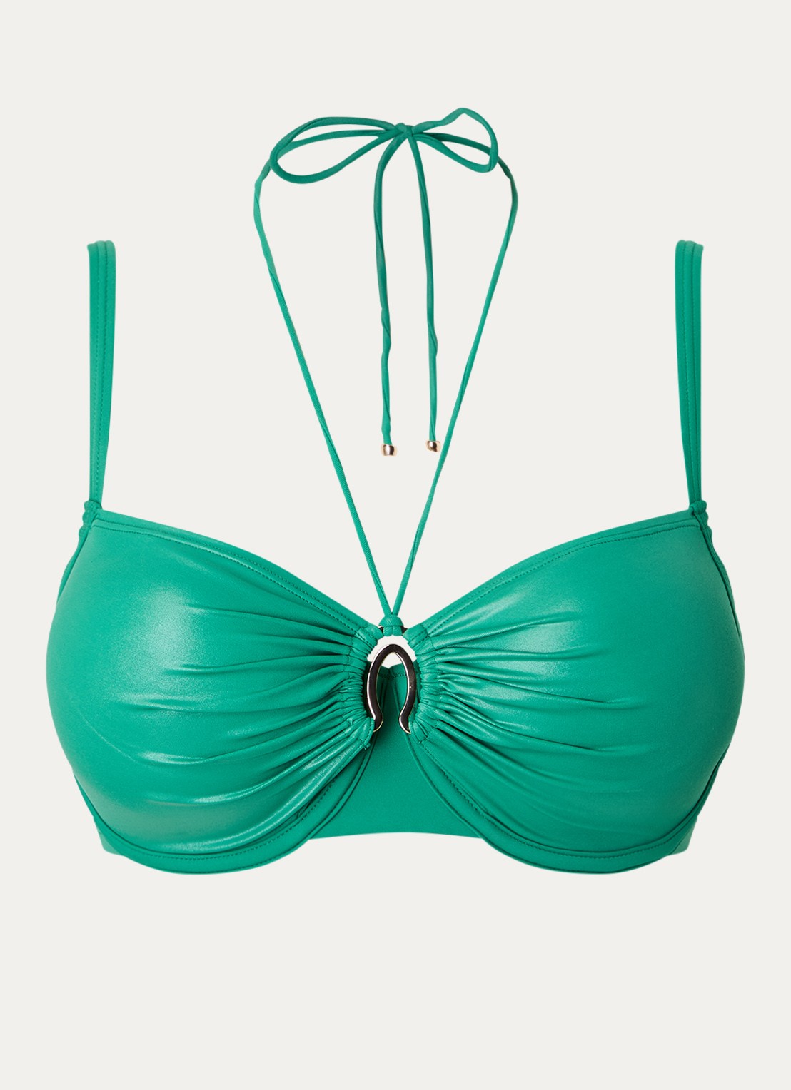 Marlies Dekkers Jet Set voorgevormde balconette bikinitop - voorkant 4 groen