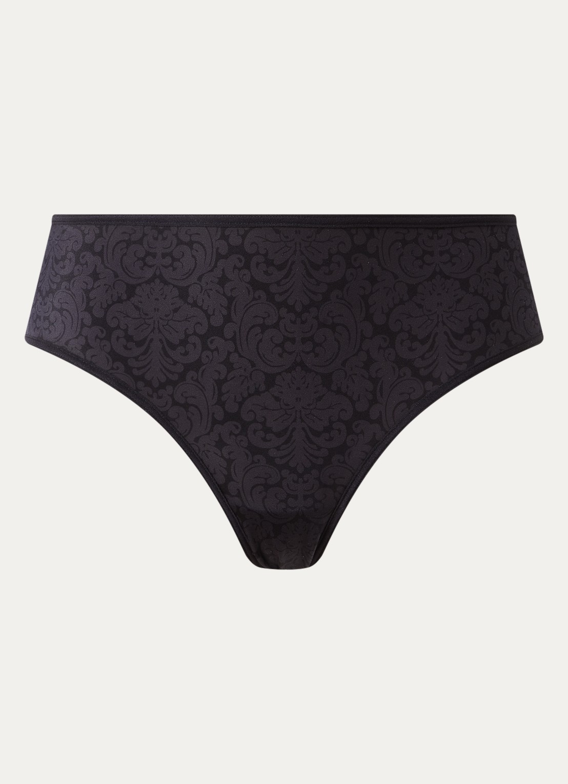 Marlies Dekkers Rococo hipster met print - voorkant zwart