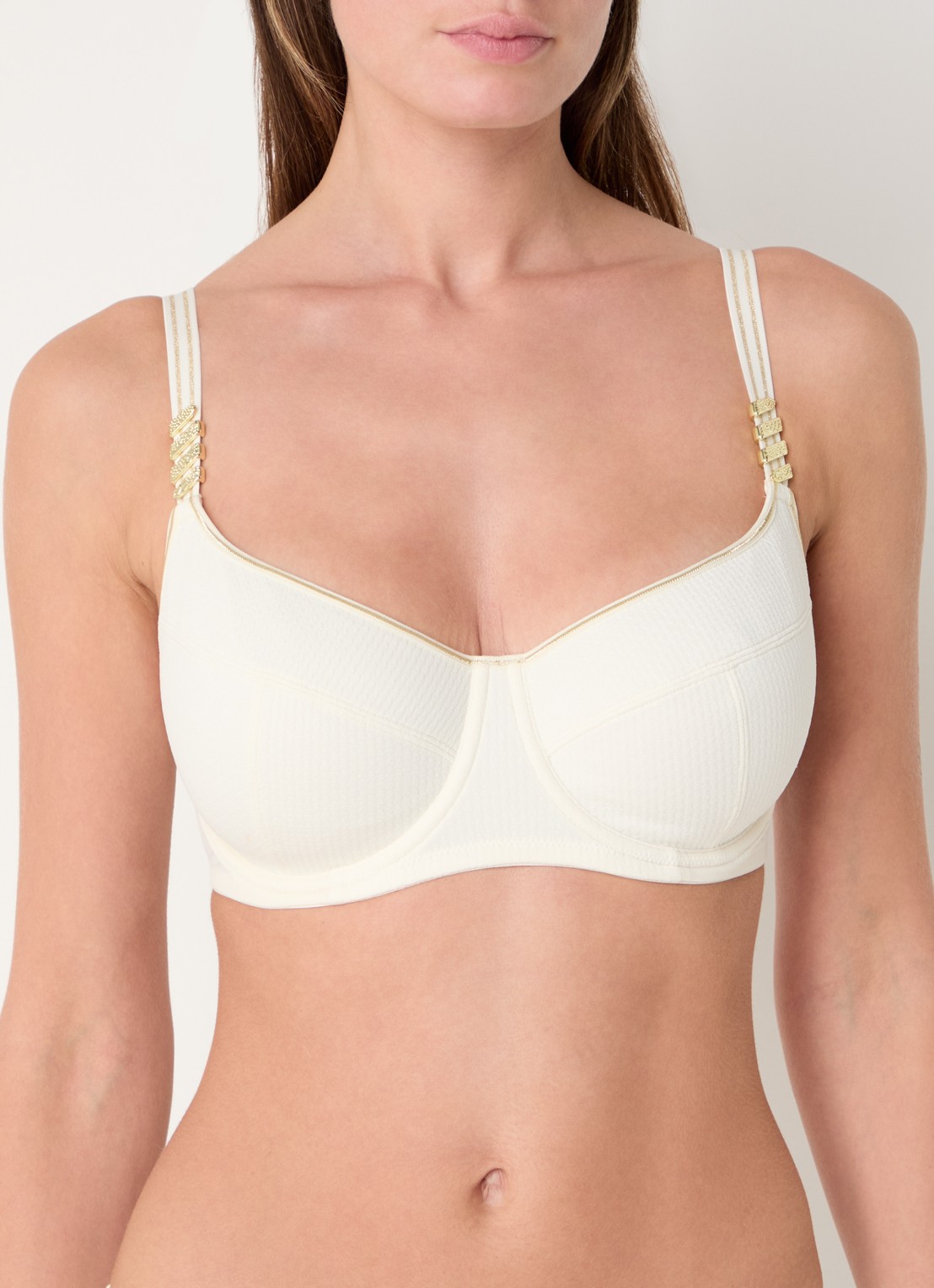 Marlies Dekkers Siren Of The Nile balconette bh - detail 4 gebroken wit