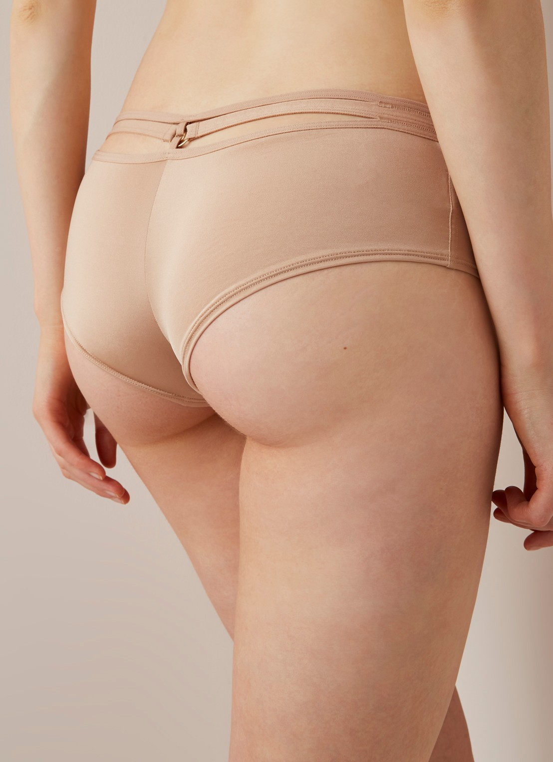 Marlies Dekkers Space hipster - voorkant 3 donkerbeige