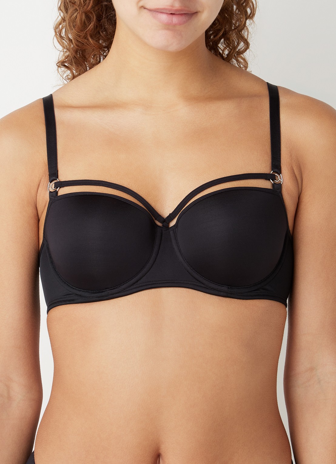 Marlies Dekkers Space Odyssey balconette bh  - detail 2 zwart