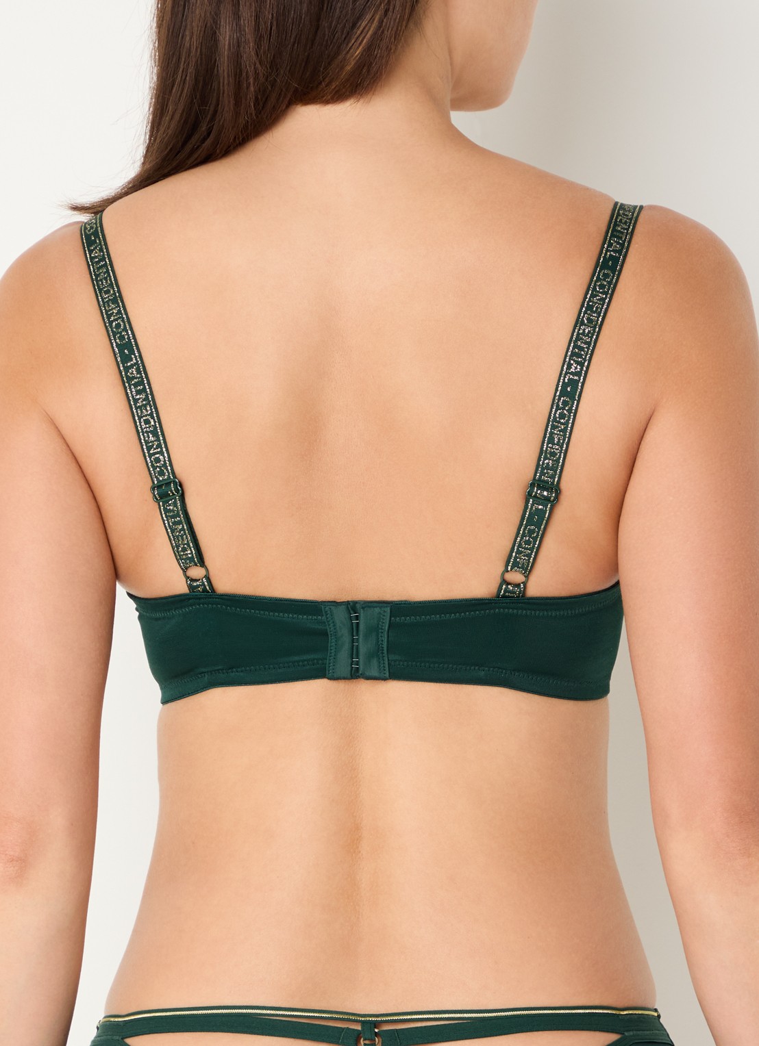Marlies Dekkers Space Odyssey balconette bh - achterkant groen