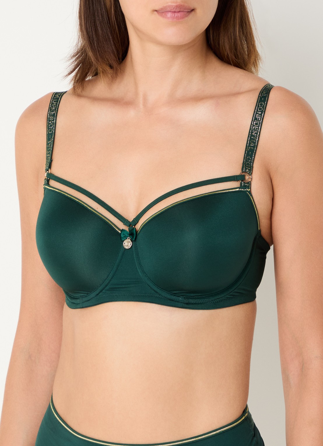 Marlies Dekkers Space Odyssey balconette bh - detail 2 groen