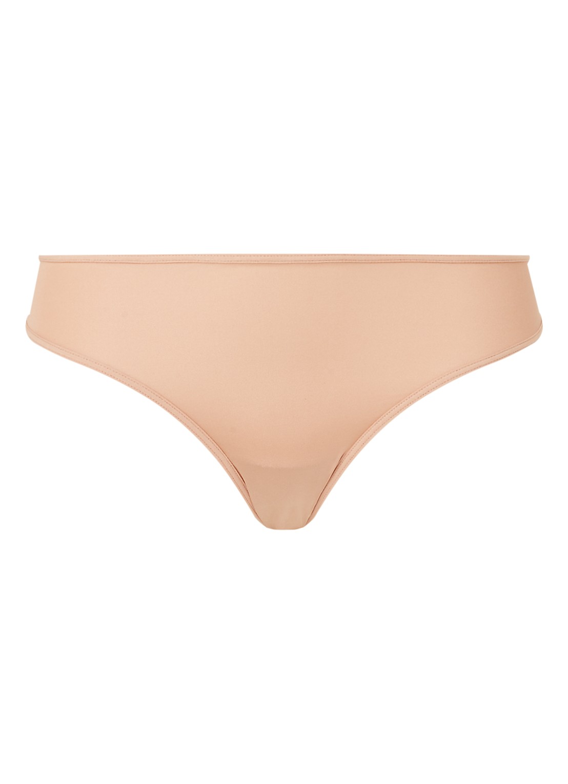 Marlies Dekkers Space Odyssey slip met opengewerkte details - voorkant 2 camel