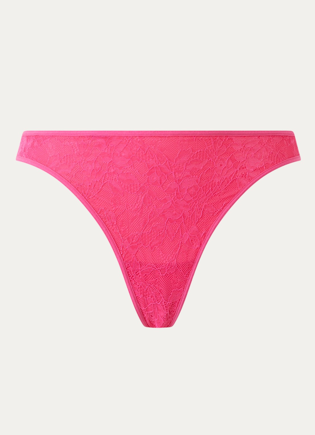 Marlies Dekkers Space Odyssey string met kant - voorkant 7 fuchsia