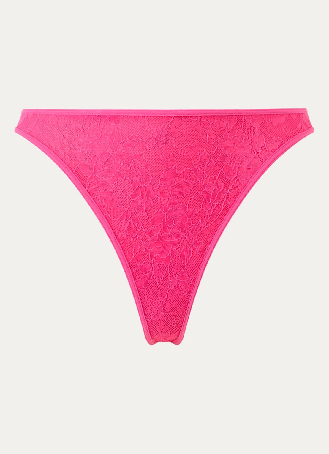 Marlies Dekkers Space Odyssey string met kant - voorkant 9 fuchsia