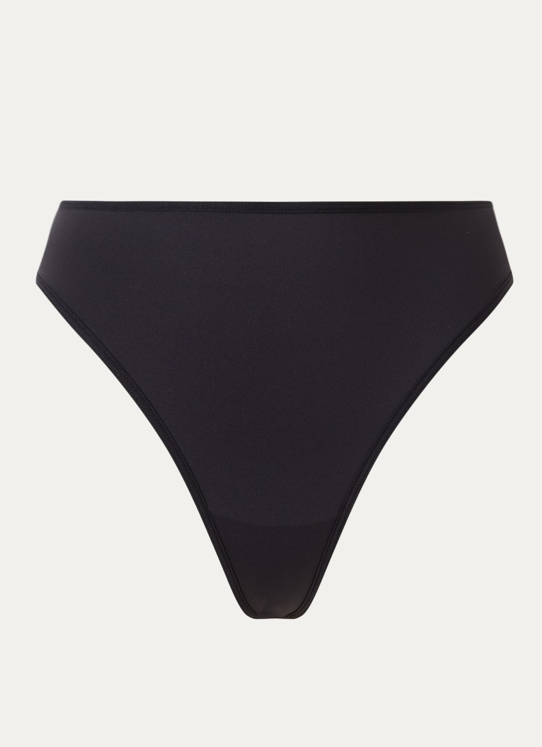 Marlies Dekkers Suspensia string met kant - voorkant zwart