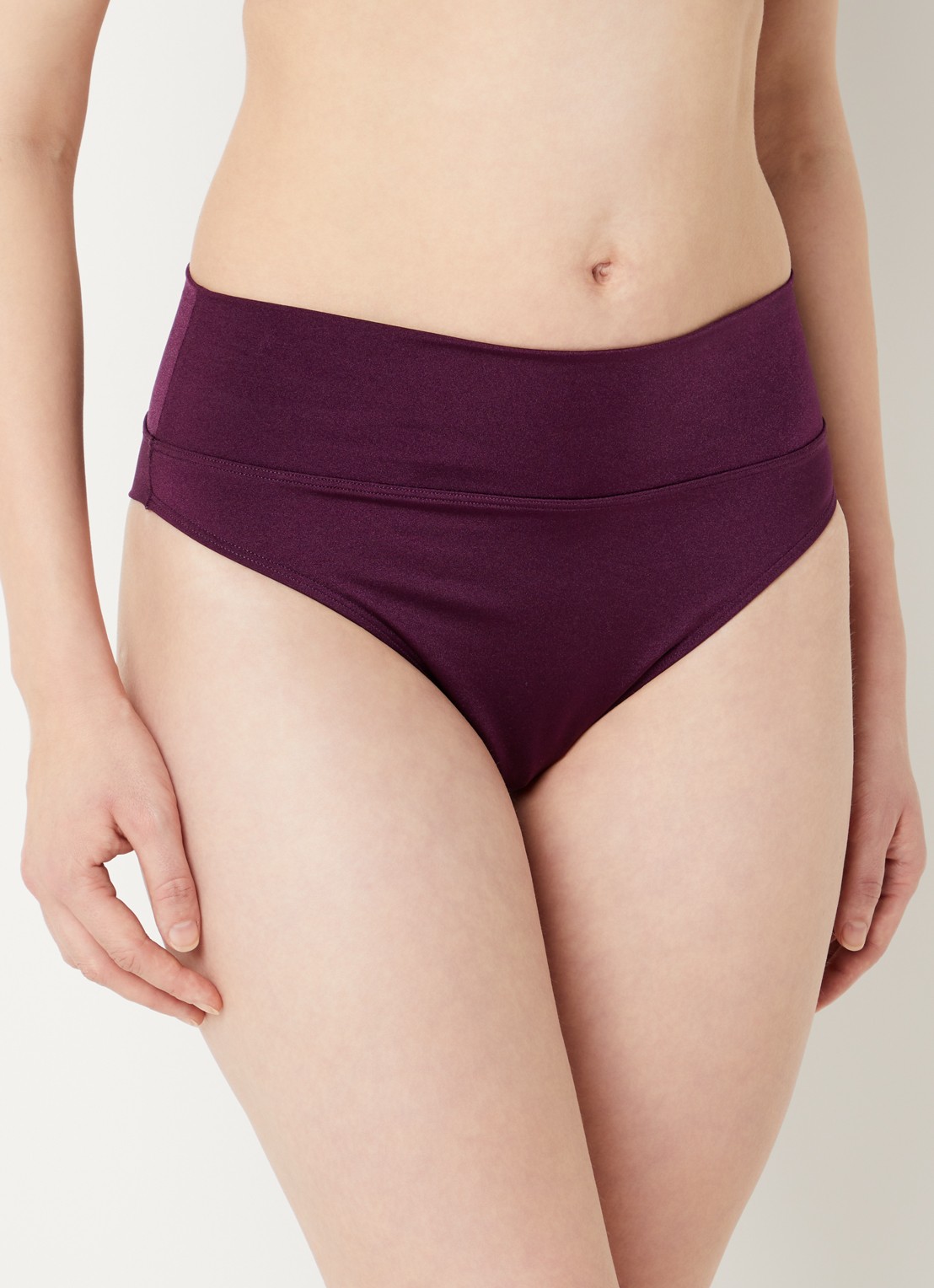 Marlies Dekkers Tanit high waisted tanga bikinislip  - voorkant 4 paars