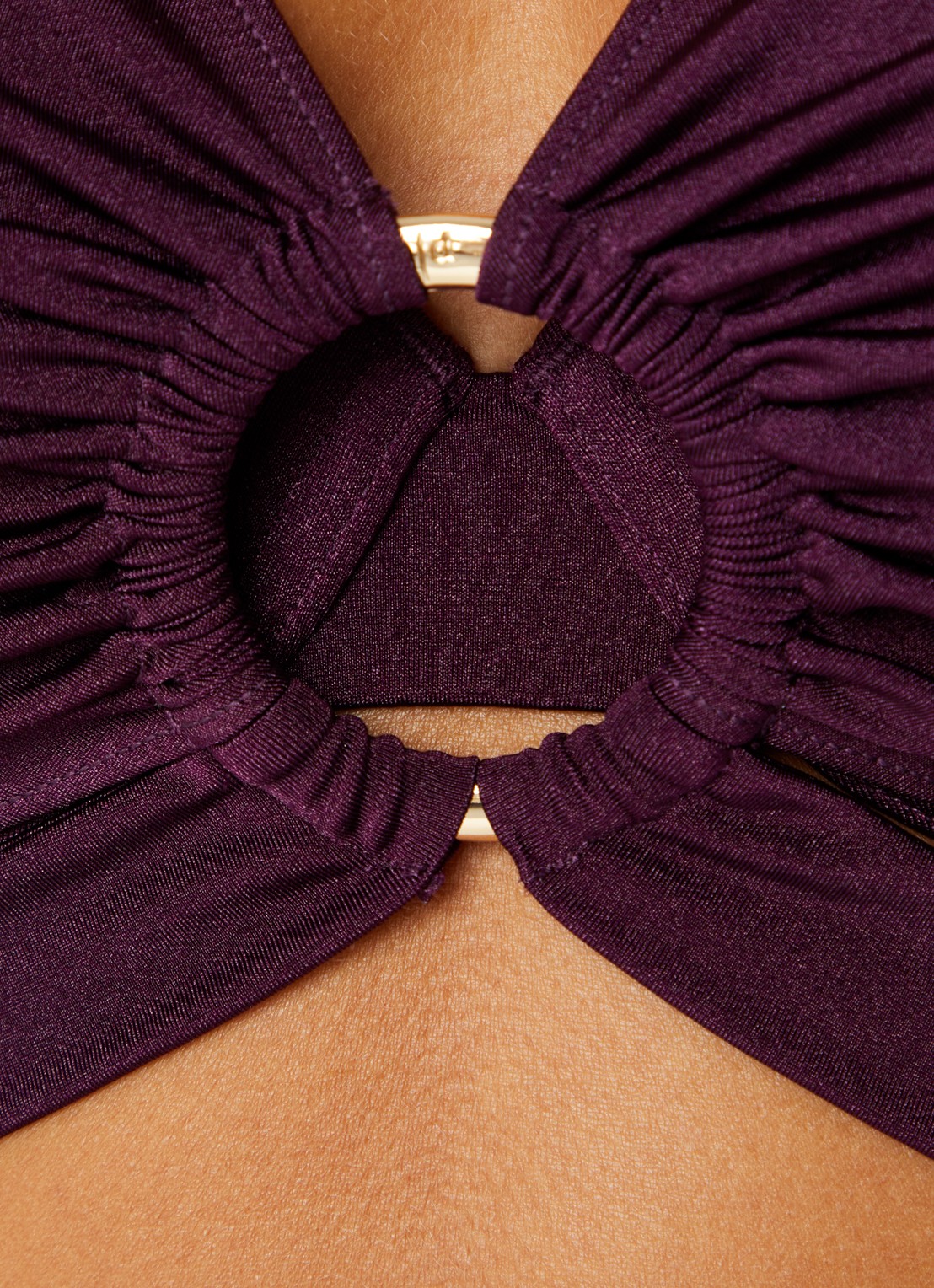Marlies Dekkers Tanit push-up halter bikinitop met beugelondersteuning - detail 3 paars