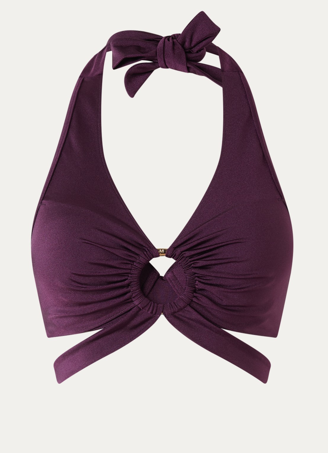Marlies Dekkers Tanit push-up halter bikinitop met beugelondersteuning - voorkant 4 paars
