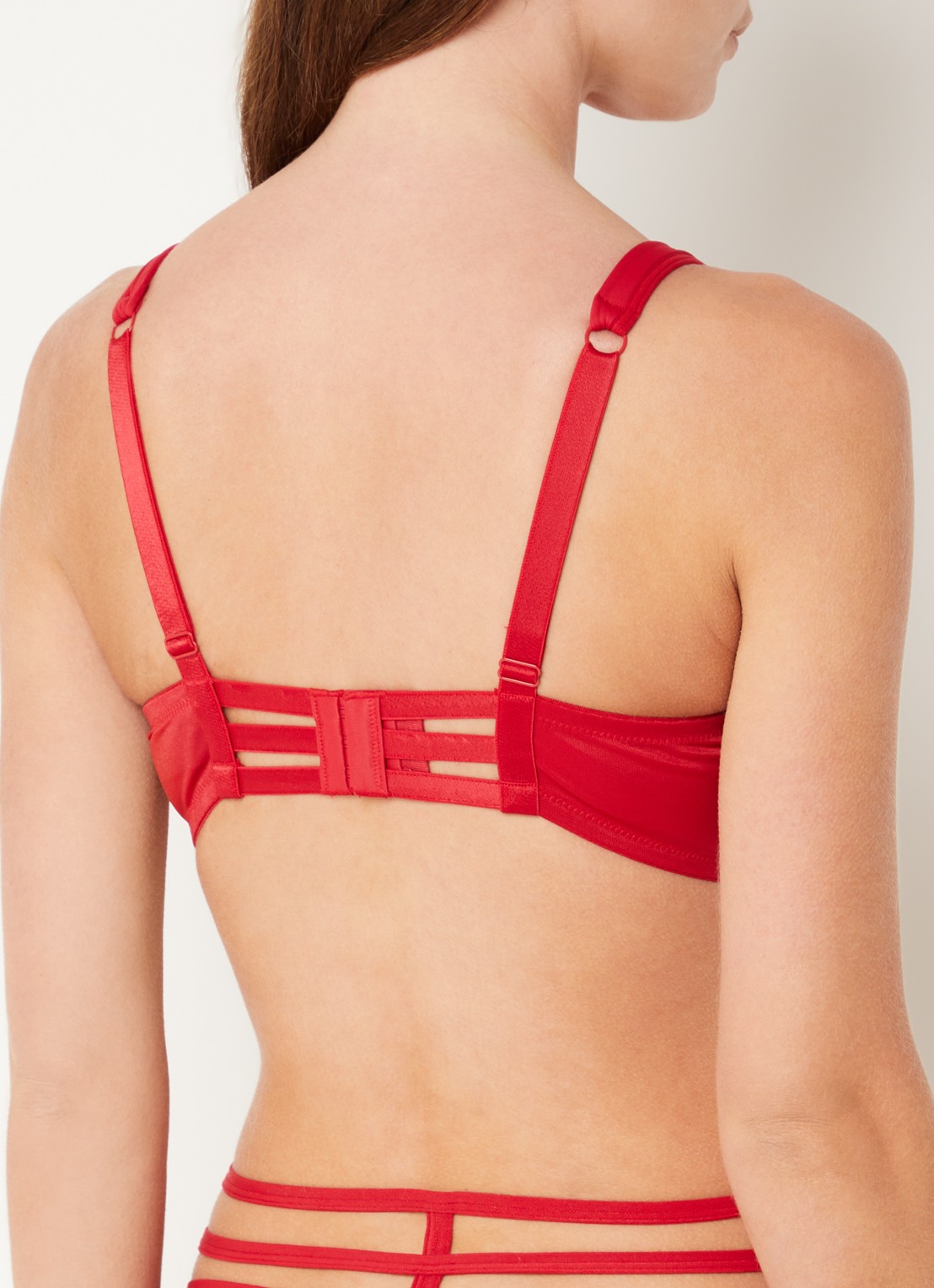 Marlies Dekkers Voorgevormde beugel bh - achterkant rood