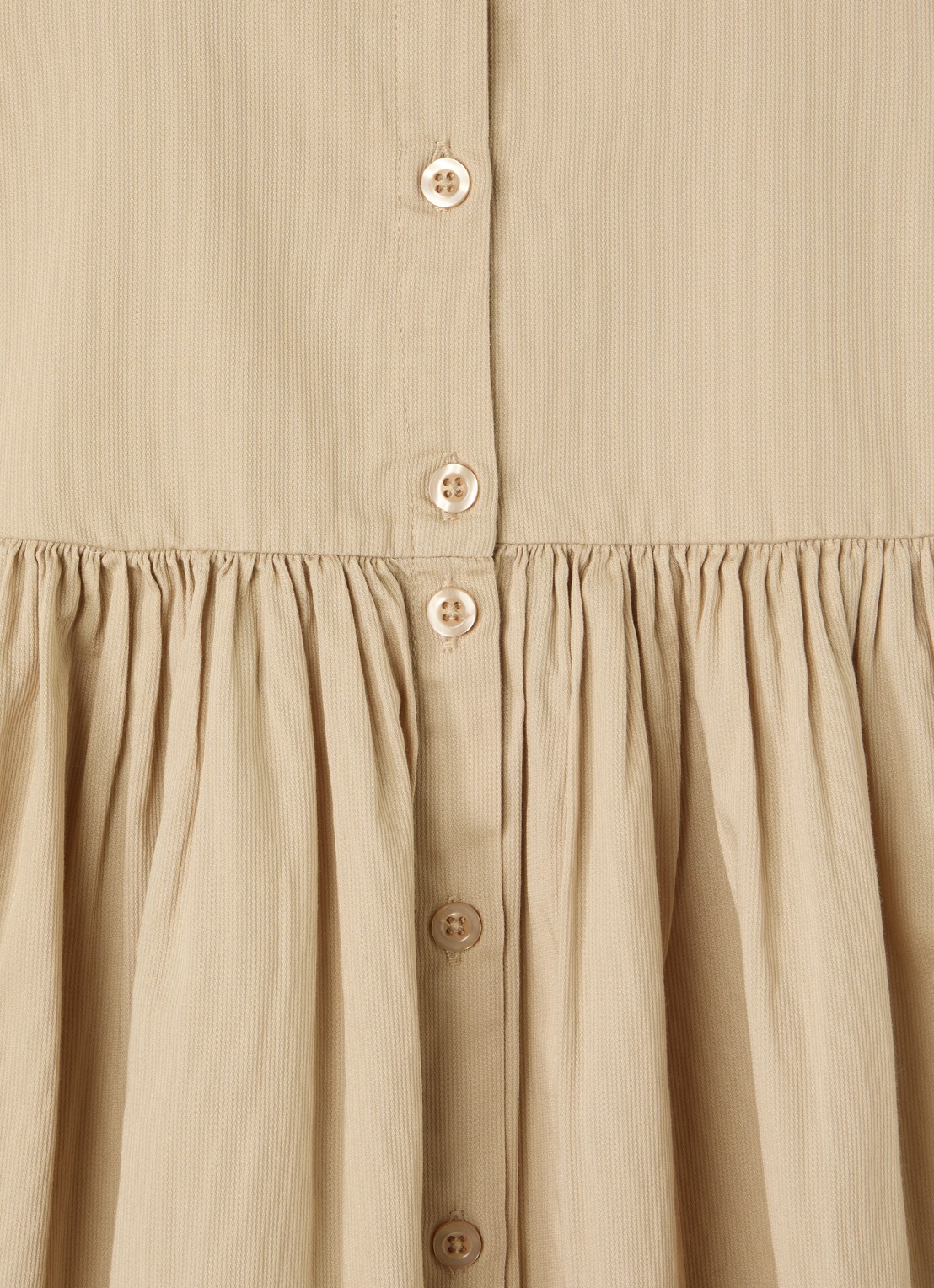MarMar COPENHAGEN Daxo blousejurk - detail 2 zand