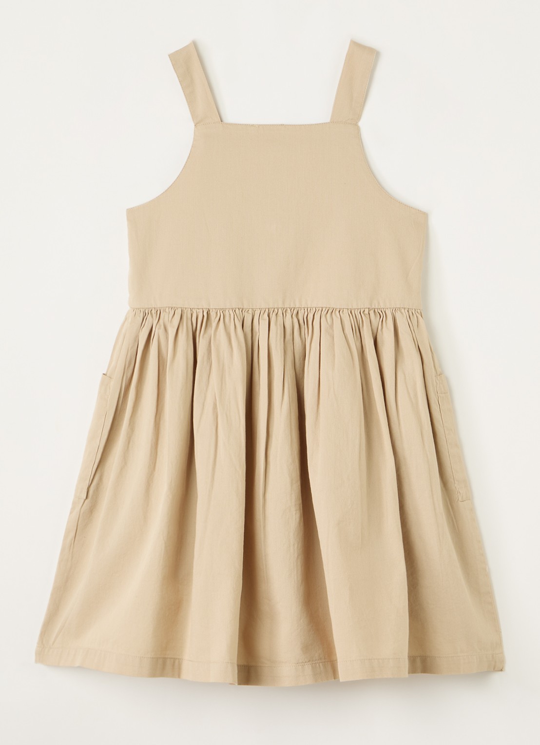 MarMar COPENHAGEN Daxo blousejurk - voorkant 5 zand