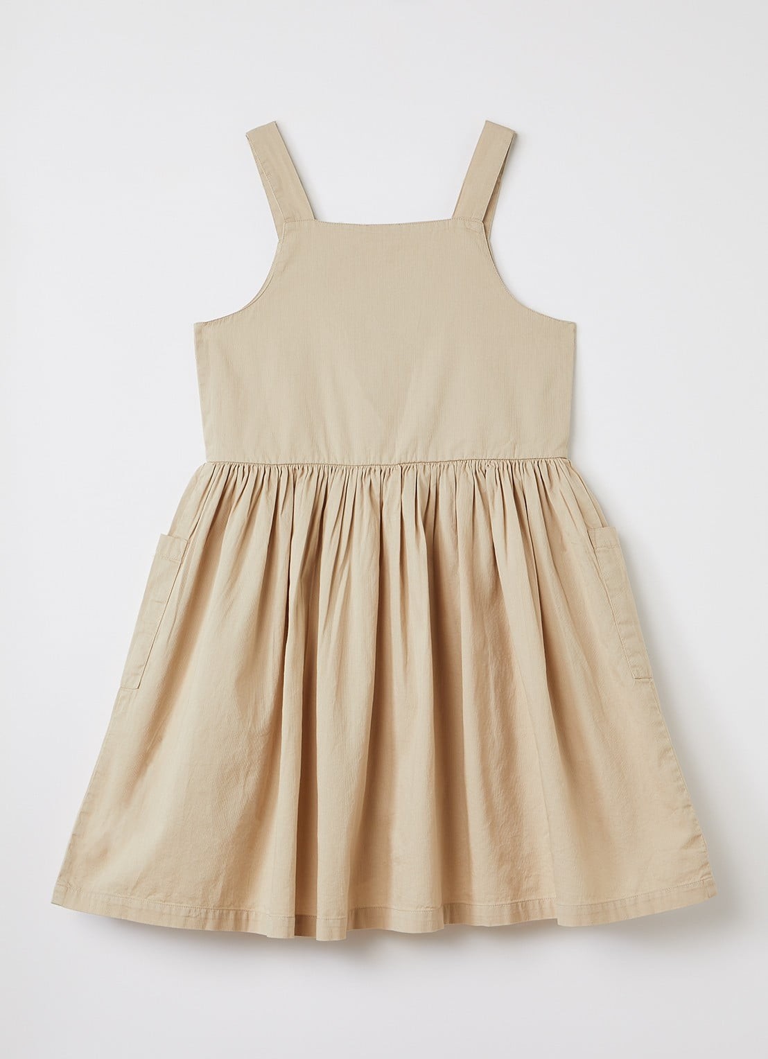 MarMar COPENHAGEN Daxo blousejurk - achterkant zand
