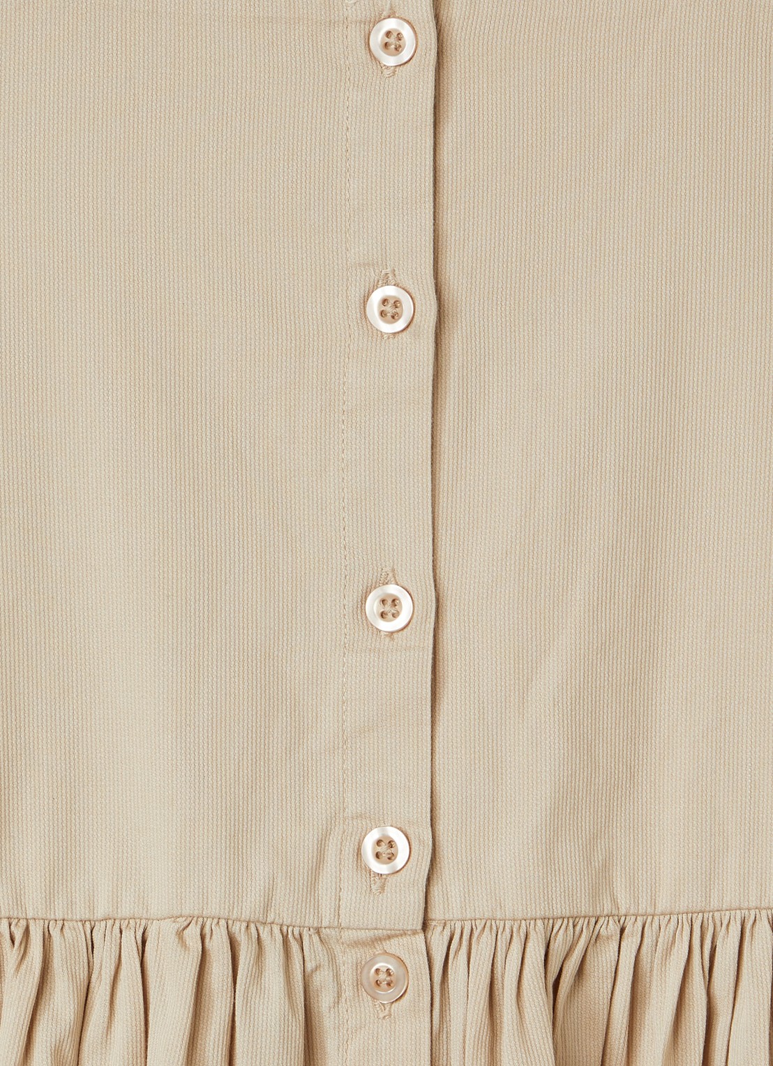 MarMar COPENHAGEN Daxo blousejurk - detail 3 zand