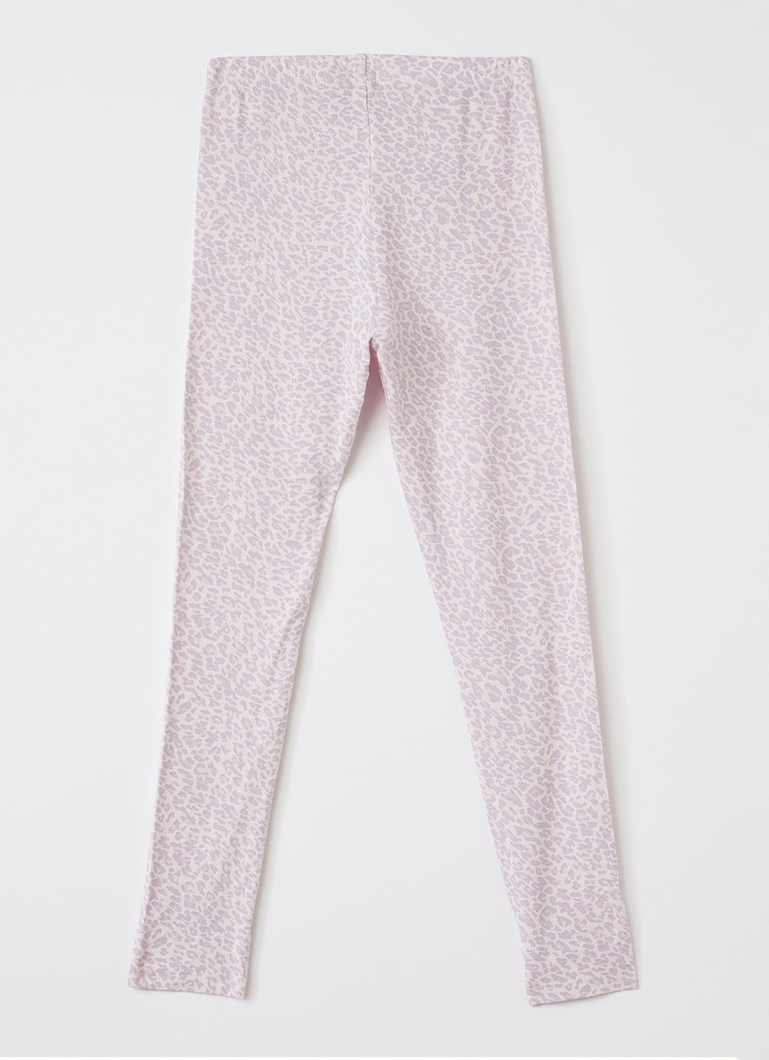 MarMar COPENHAGEN Leo legging met panterprint - achterkant lila