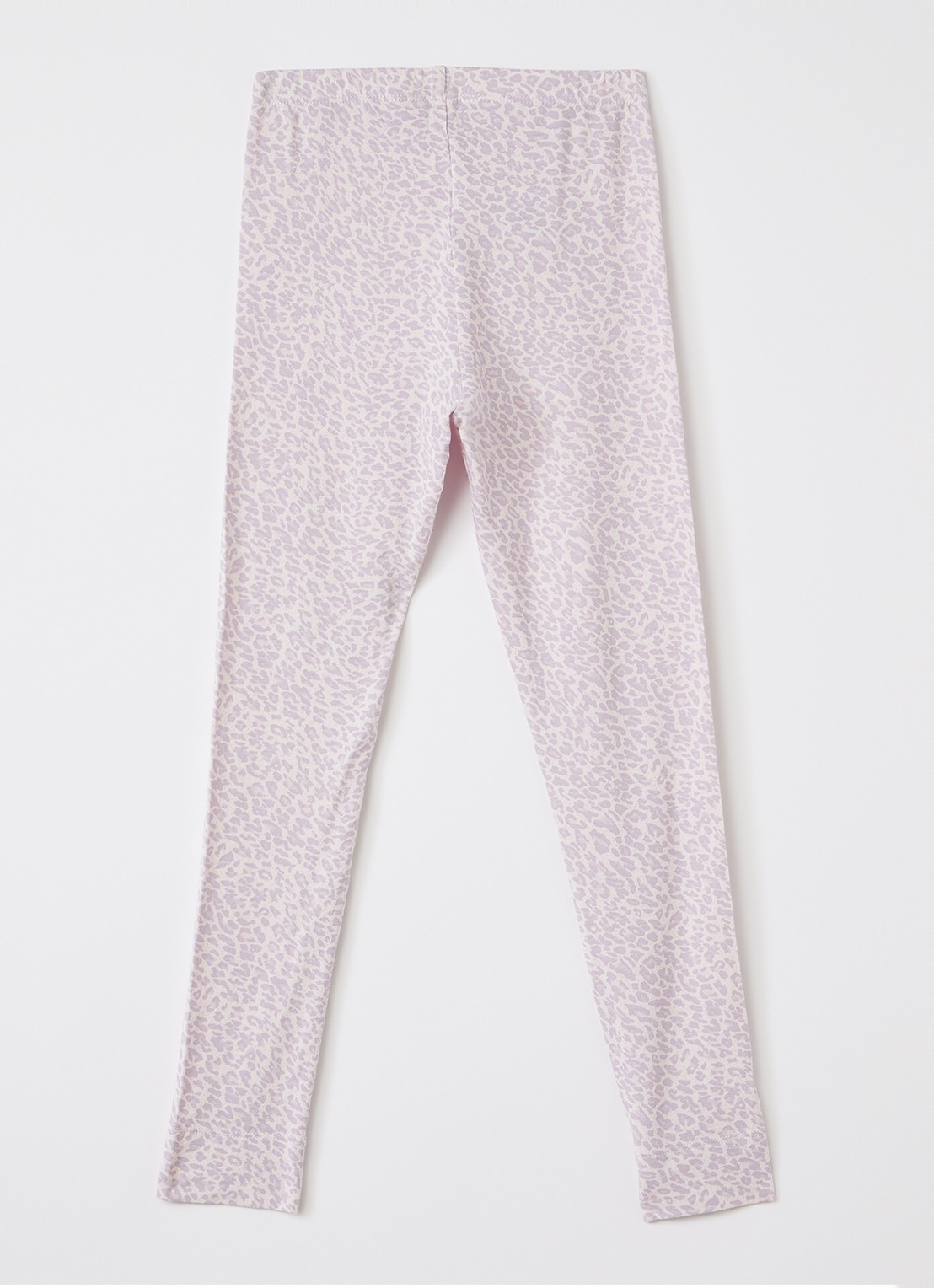 MarMar COPENHAGEN Leo legging met panterprint - voorkant 3 lila