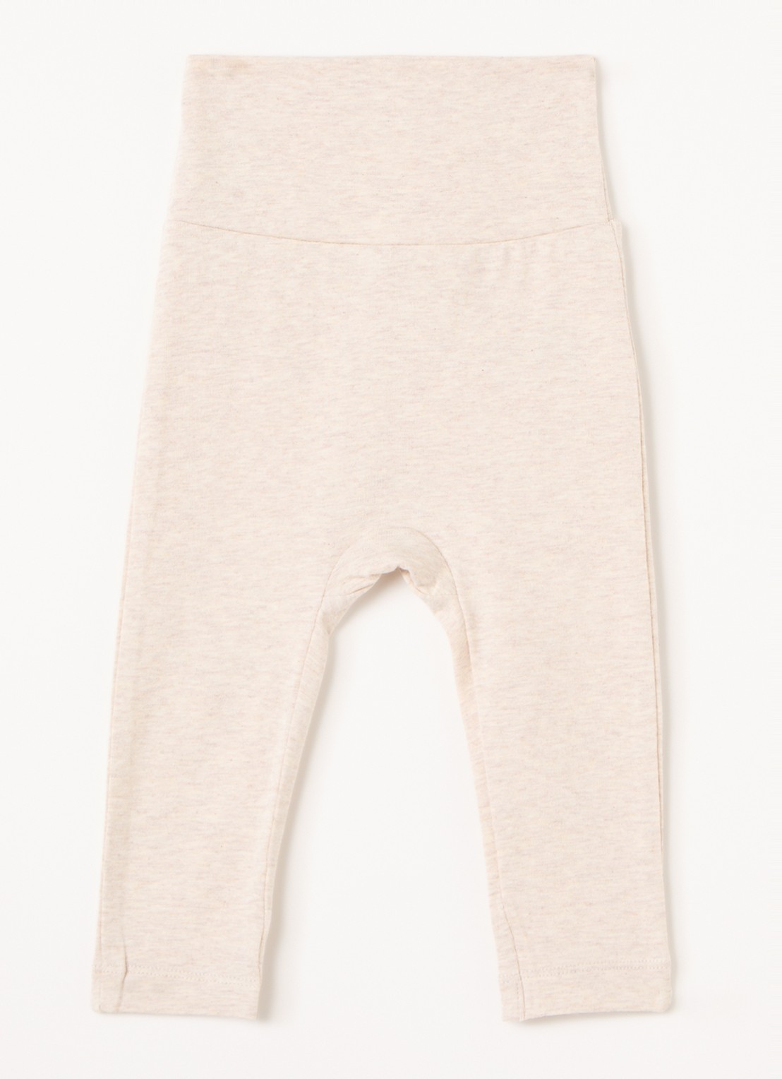 MarMar COPENHAGEN Piva skinny fit babybroek in  katoenblend - voorkant beige