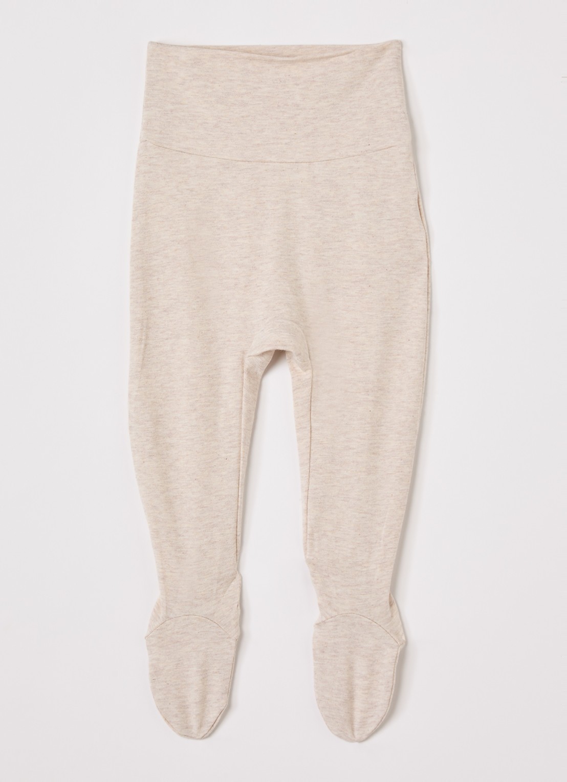 MarMar COPENHAGEN Pixa tapered fit babybroek in  katoenblend  - voorkant 2 beige