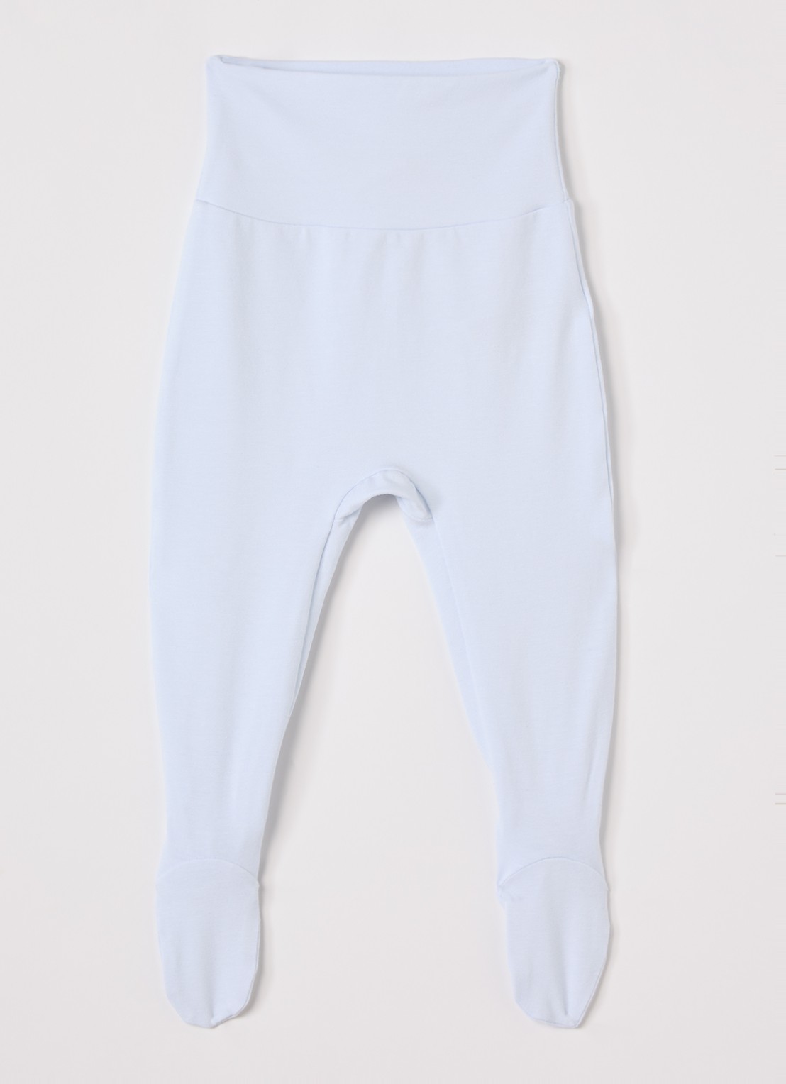 MarMar COPENHAGEN Pixa tapered fit babybroek in  katoenblend  - voorkant lichtblauw