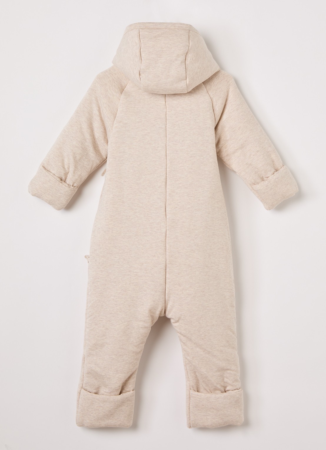 MarMar COPENHAGEN Rex babypak in  katoenblend - achterkant beige