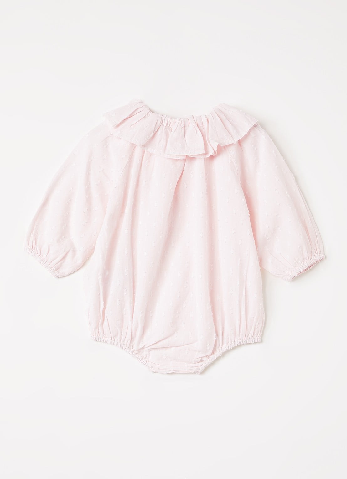 MarMar COPENHAGEN Rosetta romper met structuur - achterkant 5 lichtroze
