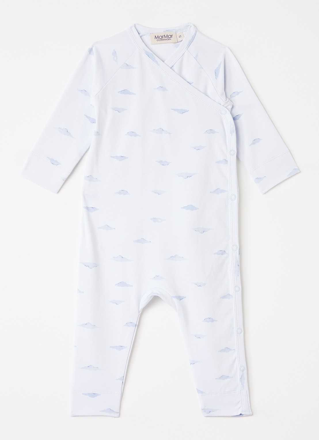 MarMar COPENHAGEN Rulo babypak met print - voorkant lichtblauw