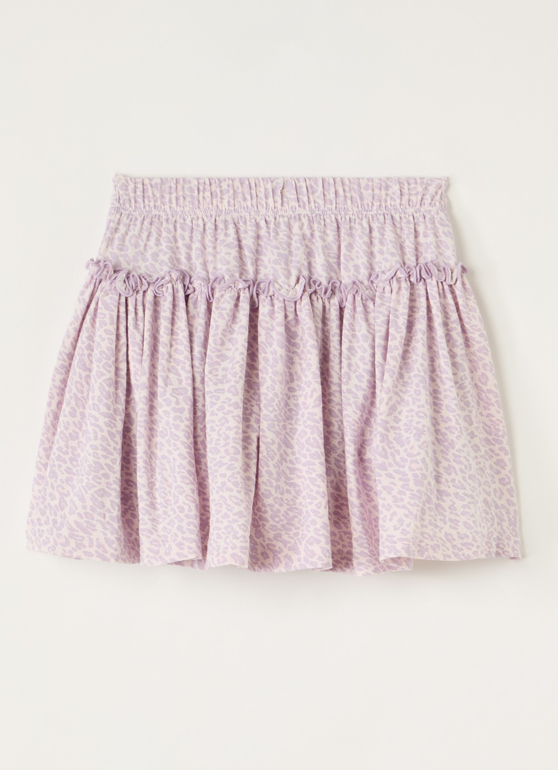 MarMar COPENHAGEN Sylvia rok met panterprint - voorkant 2 lila