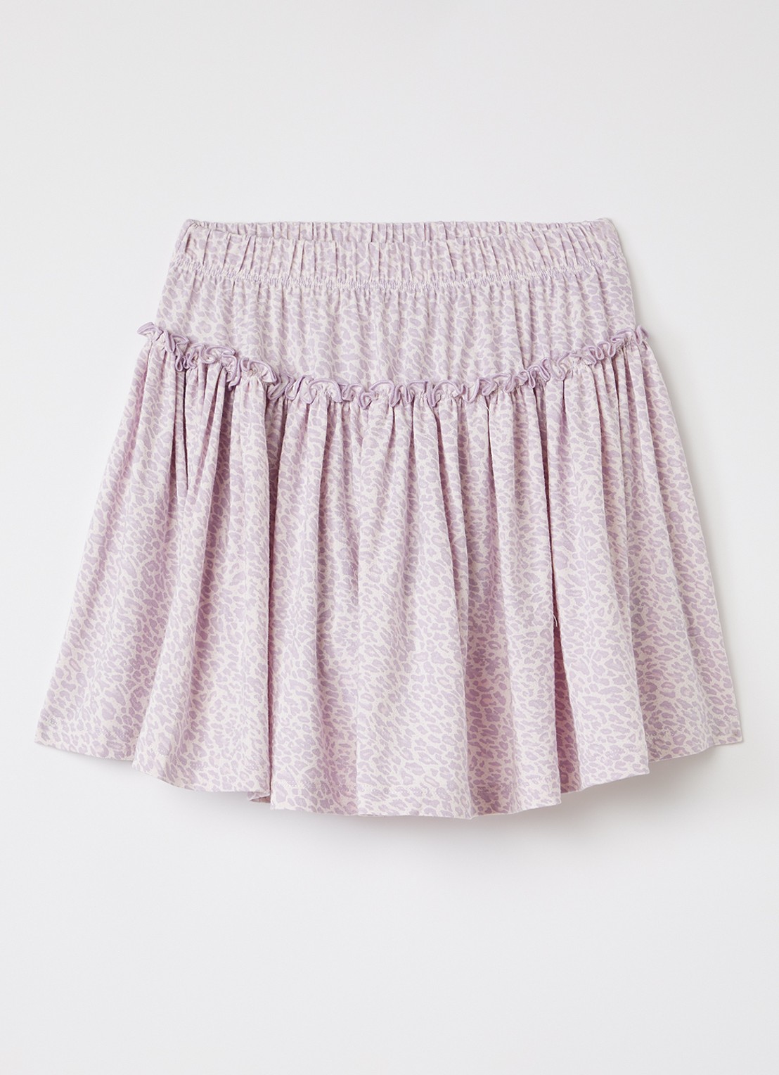 MarMar COPENHAGEN Sylvia rok met panterprint - voorkant 4 lila