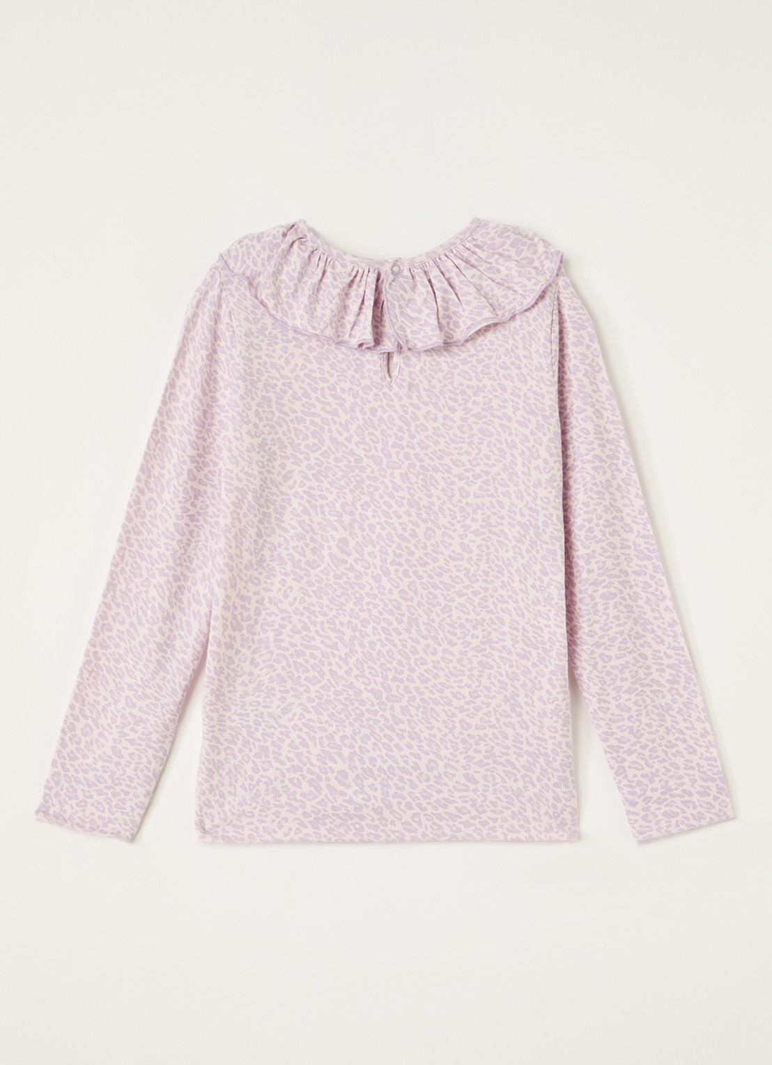MarMar COPENHAGEN Talia top met panterprint - voorkant 4 lila