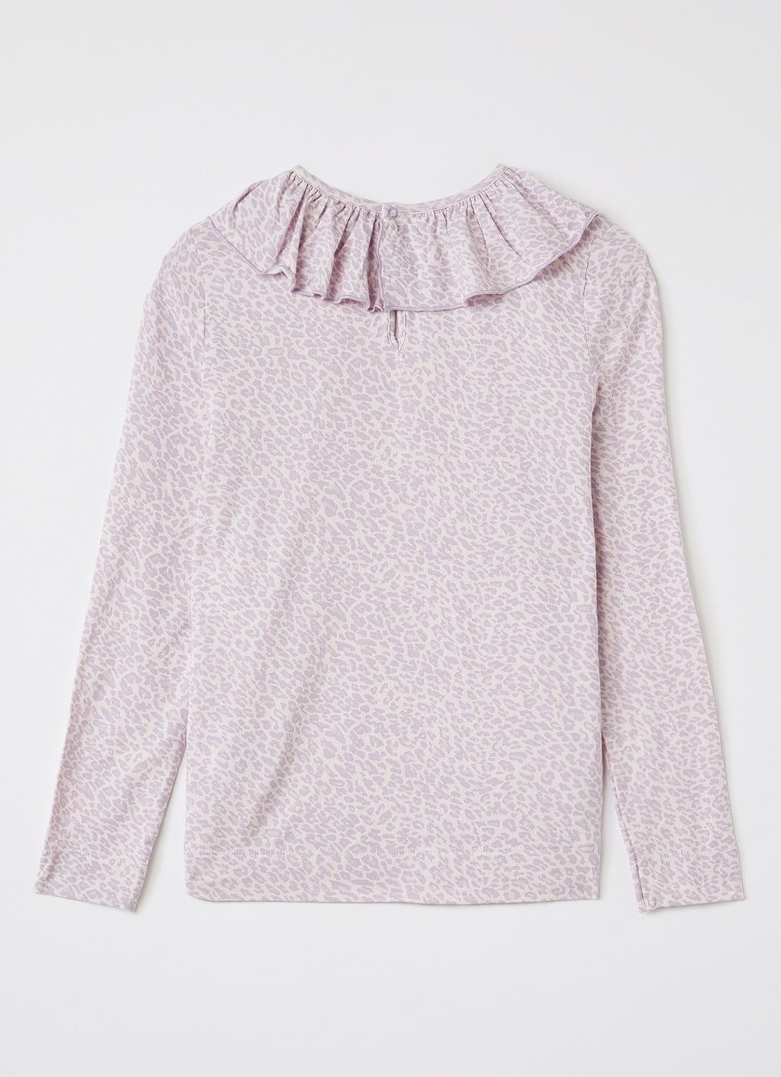MarMar COPENHAGEN Talia top met panterprint - achterkant 6 lila