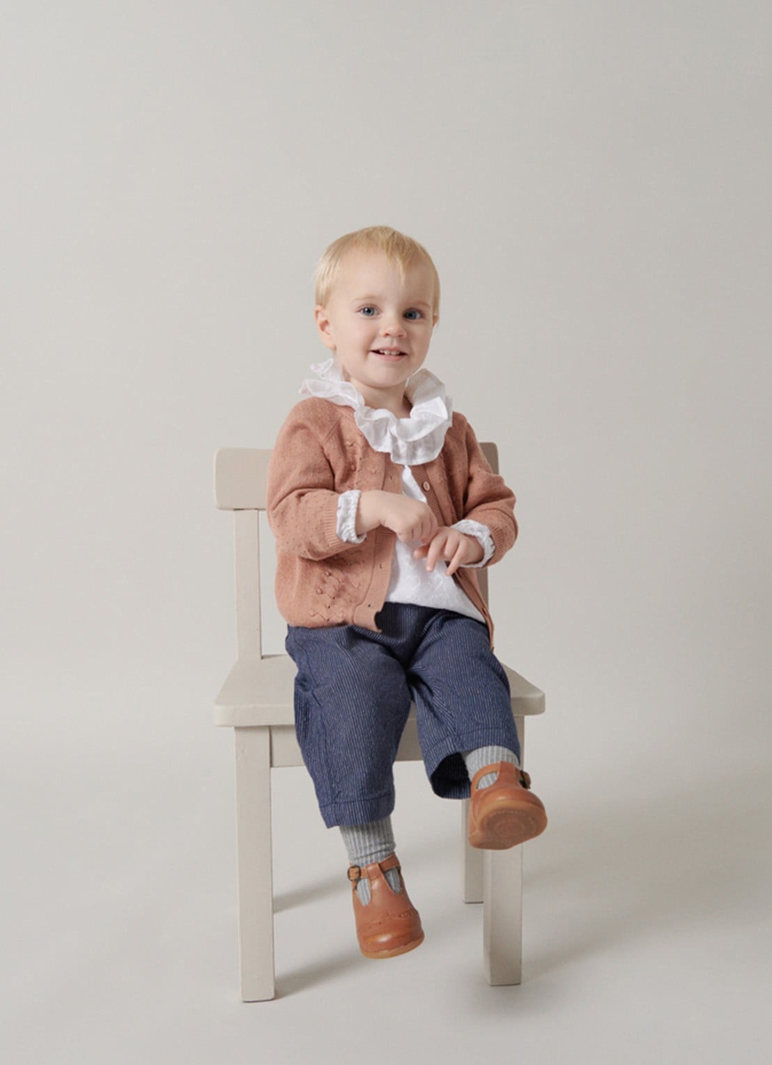 MarMar COPENHAGEN Tonella tuniek met borduring - voorkant 4 wit