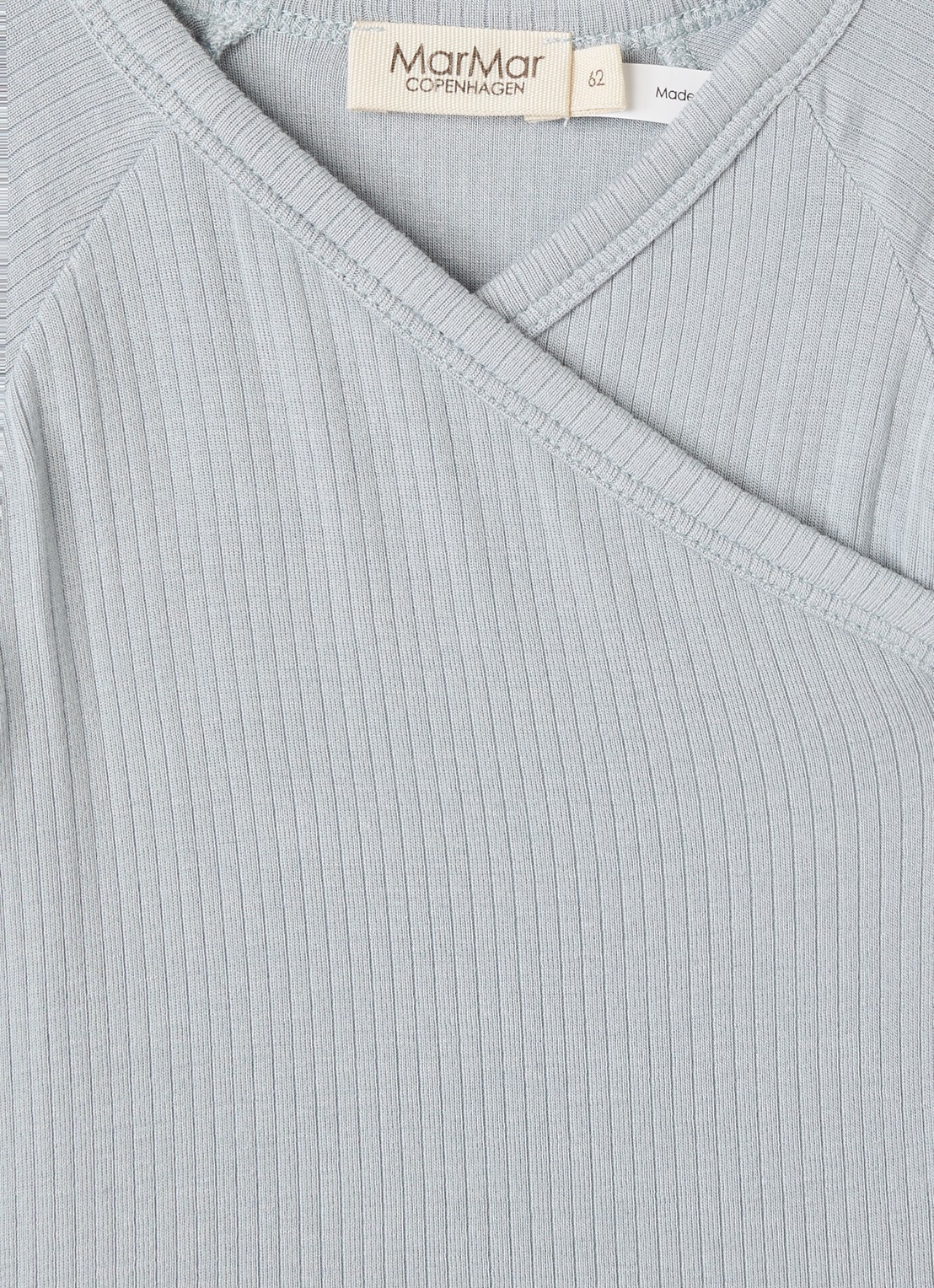 MarMar COPENHAGEN Tuti longsleeve met stretch - detail 3 staalblauw