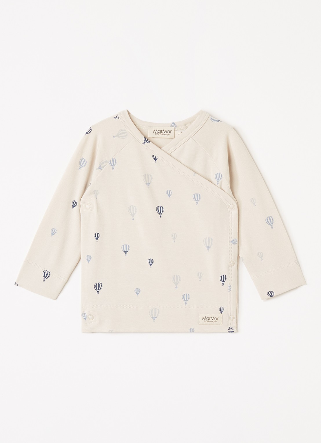 MarMar COPENHAGEN Tuti longsleeve met stretch - voorkant beige