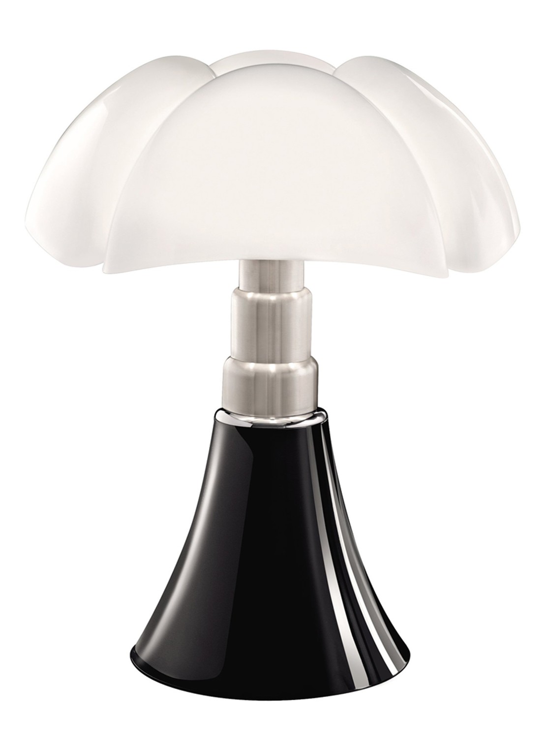 Martinelli Luce Pipistrello tafellamp LED dimbaar 66 x Ø55 cm - voorkant 4 donkerbruin