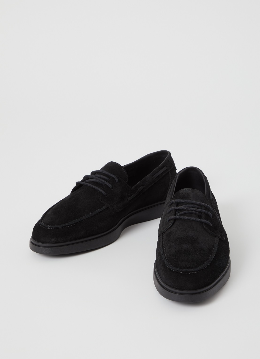 Mason Garments Amalfi Barca loafer van suède - detail 3 zwart