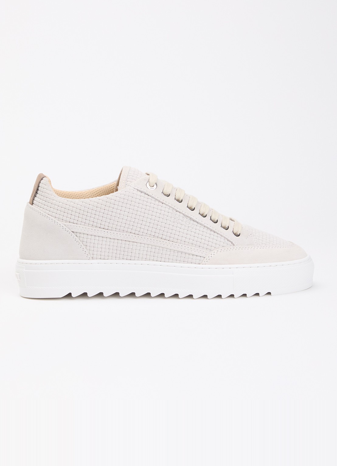 Mason Garments Tia Miscuglio sneaker van suède - voorkant 2 lichtgrijs
