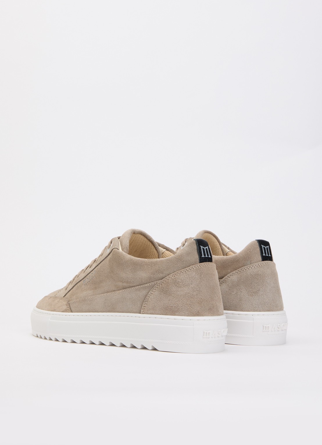 Mason Garments Tia Nativo sneaker van suède - achterkant 5 beige