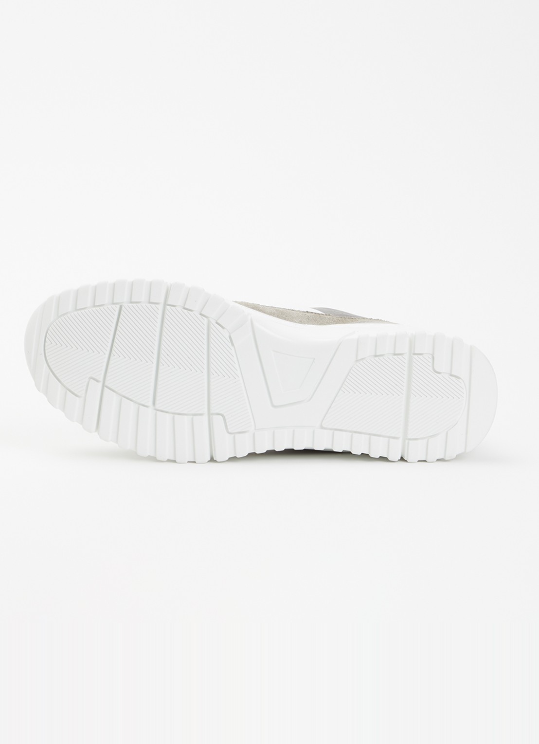 Mason Garments Tia Runner sneaker van suède met details van nubuck - detail 4 grijs