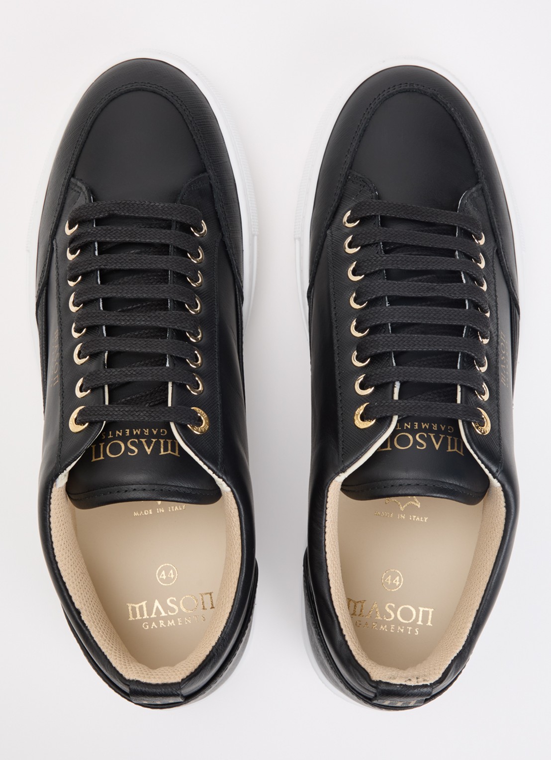 Mason Garments Tia Semplice sneaker van leer - detail 2 zwart
