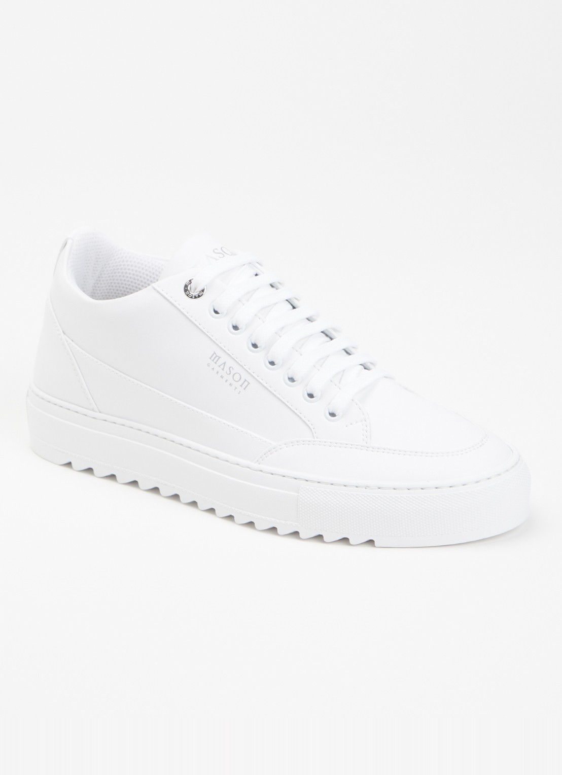 Mason Garments Tia sneaker van leer - voorkant wit