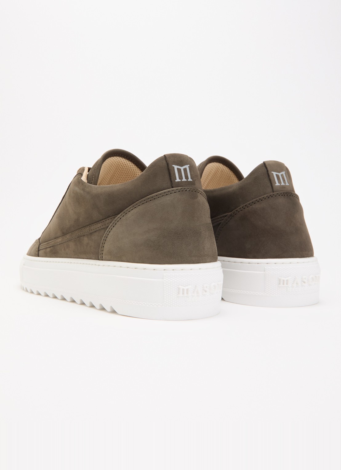 Mason Garments Tia sneaker van leer - achterkant 2 groen