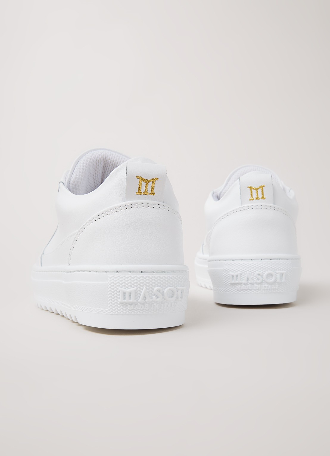 Mason Garments Tia sneaker van leer - detail wit