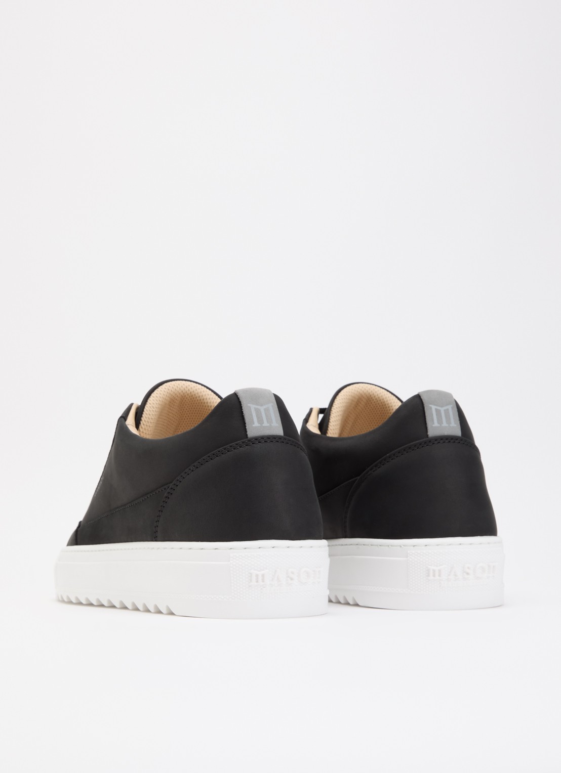 Mason Garments Tia  sneaker van nubuck - achterkant zwart
