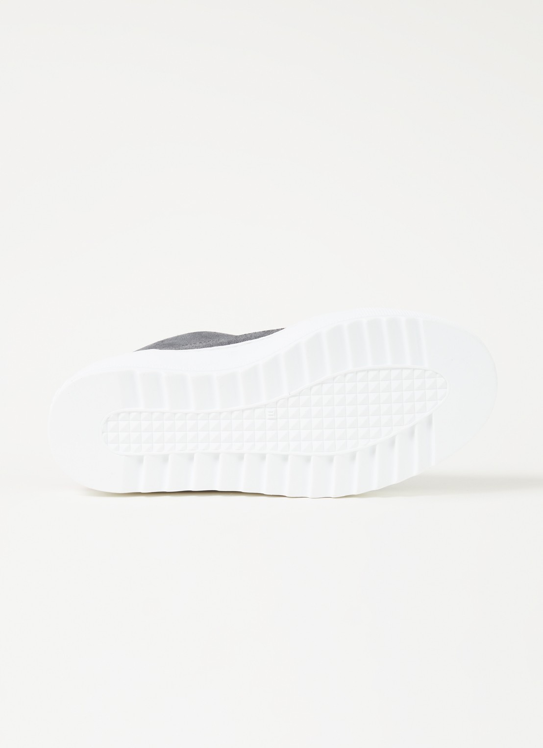 Mason Garments Tia sneaker van suède met leren details - detail 2 antraciet