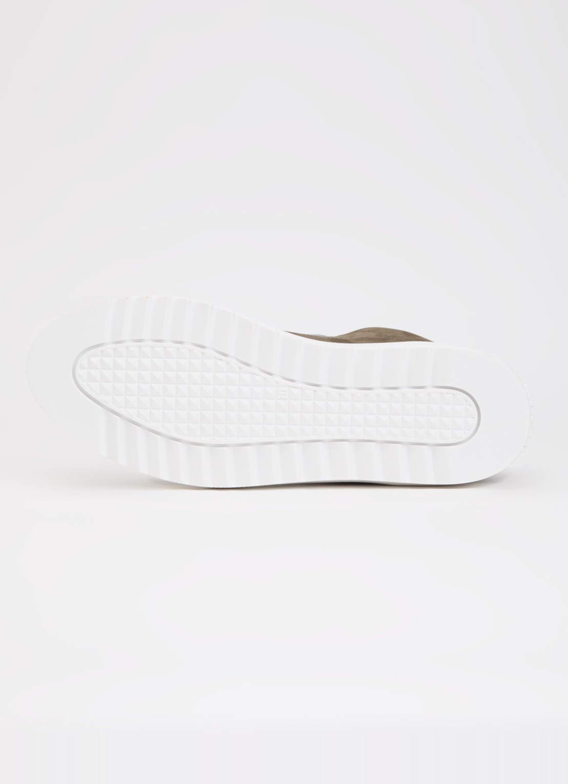 Mason Garments Tia Sport Mescolanza sneaker van nubuck met details van leer - detail 4 olijfgroen
