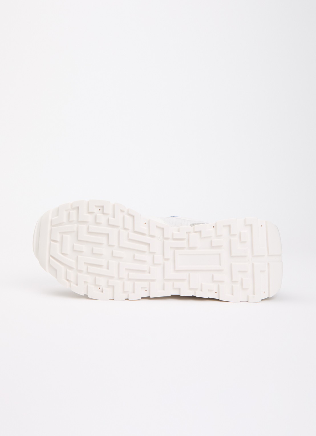 Mason Garments Trail Runner Essenziale sneaker van suède met leren details - detail 5 lichtgrijs