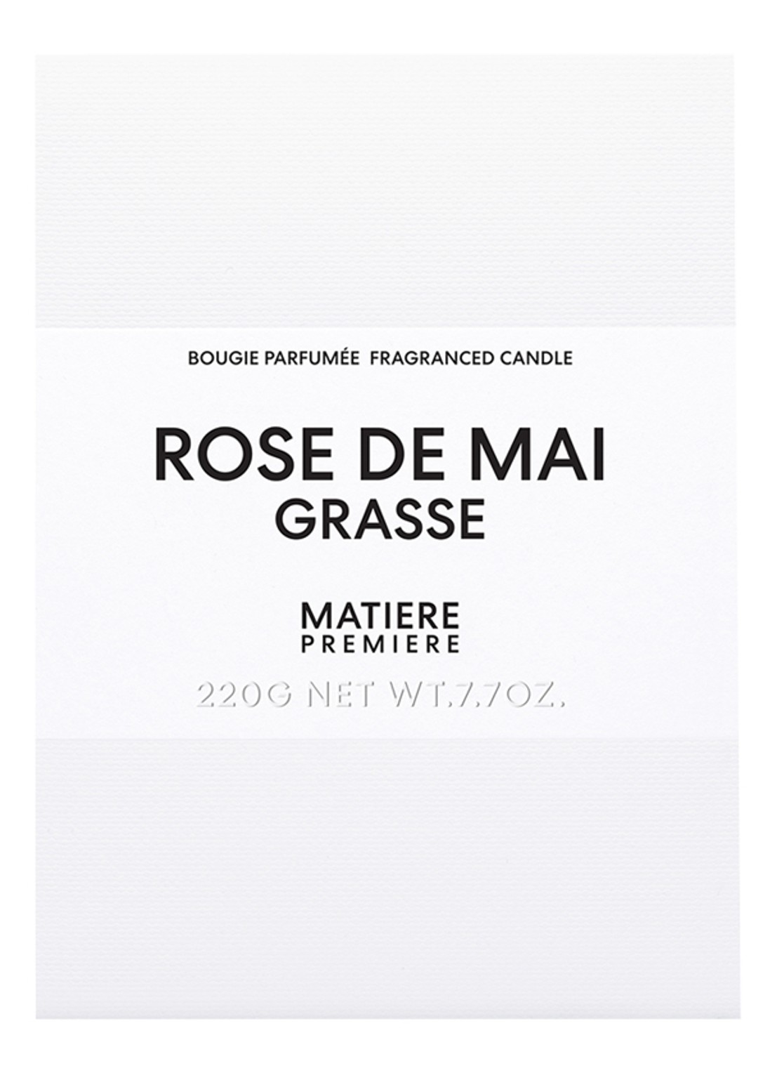 Matiere Premiere Rose de Mai Grasse Scented Candle - geurkaars 220 gram - voorkant 5 undefined